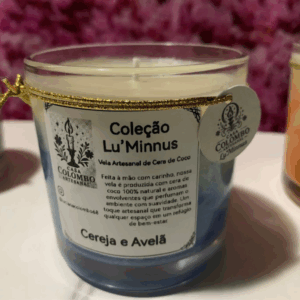 Vela aromática artesanal marmorizada - 250ml
